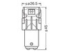 P21/5W LED-pærer Osram LEDriving® SL White 6000K - BAY15d