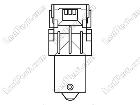 P21W LED-pærer Osram LEDriving® SL White 6000K - BA15s