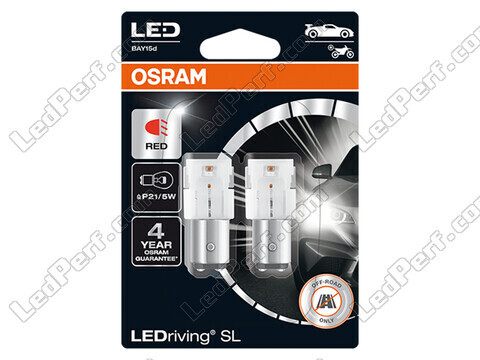 P21/5W LED-pærer Osram LEDriving® SL Røde - BAY15d