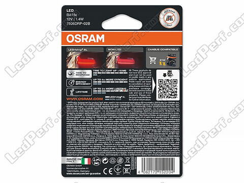 P21W LED-pærer Osram LEDriving® SL Røde - BA15s