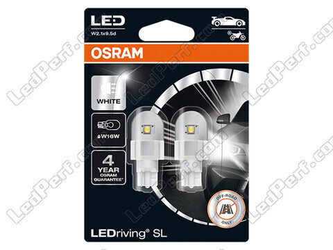 W16W LED-pærer Osram LEDriving® SL White 6000K - W2.1x9.5d