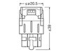 W21/5W LED-pærer Osram LEDriving® SL White 6000K - W3x16q