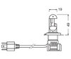 Kit LED-pærer H7 Osram Night Breaker Godkendte - 64210DWNB