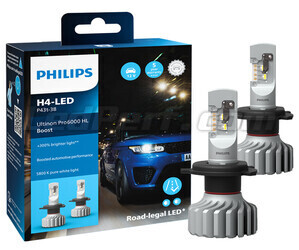 H4 LED-pærer Philips ULTINON Pro6000 BOOST Godkendte - 11342U60BX2