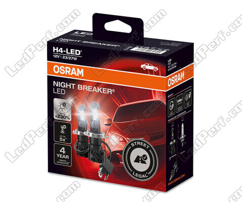 Kit LED-pærer H7 Osram Night Breaker Godkendte - 64210DWNB