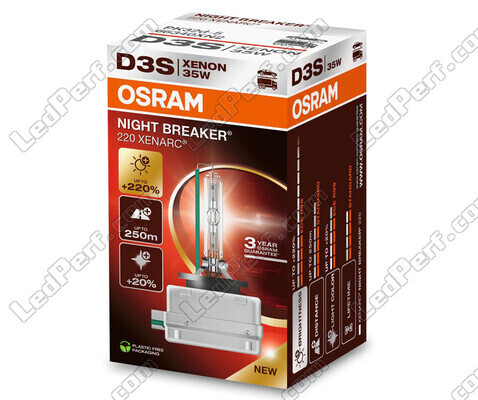 D3S Xenon-pære Osram Xenarc Night Breaker 220 - 66340XN2 i sin Emballage