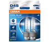 Par af pærer Xenon D4S Osram Xenarc Cool Blue Intense 6200K i sin Emballage - 66440CBN-2HB