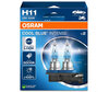 Par med Osram H11 pærer Cool blue Intense Next Gen LED Effect 5000K