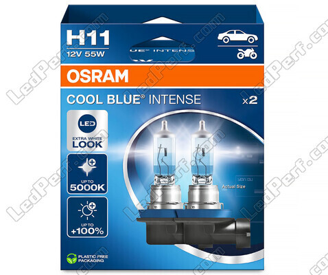 Par med Osram H11 pærer Cool blue Intense Next Gen LED Effect 5000K