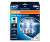 H7 Osram Cool Blue Boost-pærer 5 500K xenon effect ref: 62210CBB-2HB i pakning med 2 pærer