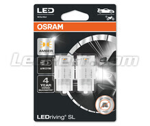 Orange W21W / WY21W LED-pærer Osram LEDriving® SL - W3x16d