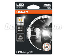Orange W5W / WY5W LED-pærer Osram LEDriving® SL - W2.1x9.5d