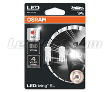 W5W LED-pærer Osram LEDriving® SL Røde - W2.1x9.5d