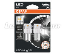 Orange P21W LED-pærer Osram LEDriving® SL - BA15s