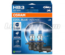 HB3-pære par Osram Cool Blue Intense - 9005CBN-2HB