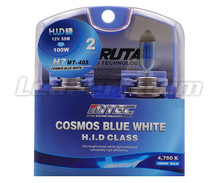 Pakke med 2 H7 pærer MTEC Cosmos Blue - xenon Hvid